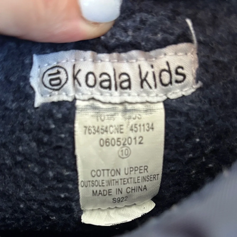 Koala Kids Stripes Winter Navy Snow Boots